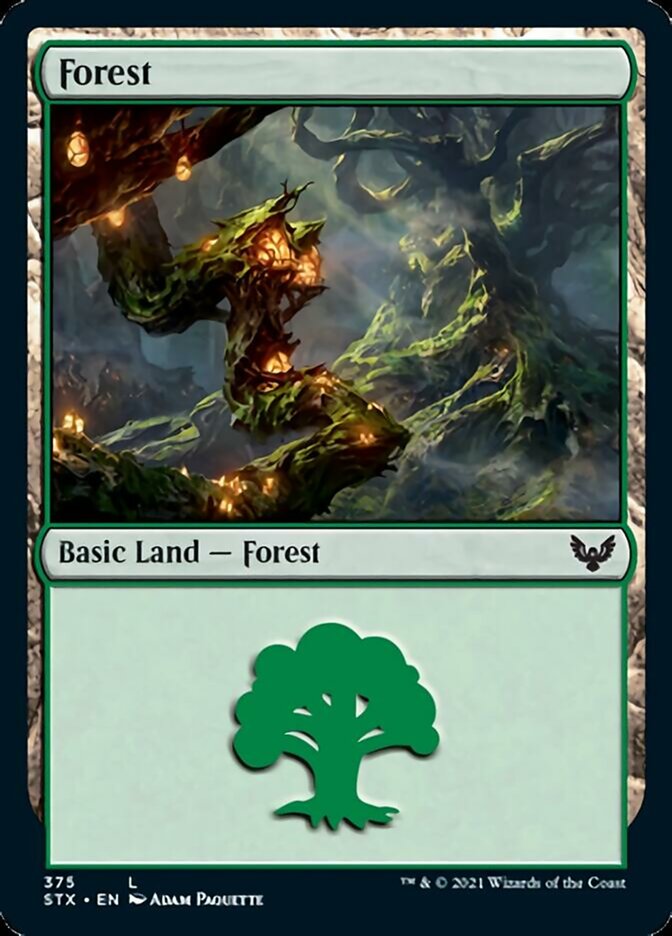 Forest (375) [Strixhaven: School of Mages] | Gamers Paradise