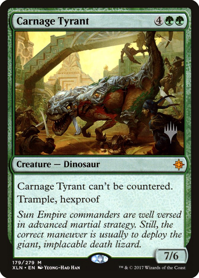 Carnage Tyrant (Promo Pack) [Ixalan Promos] | Gamers Paradise