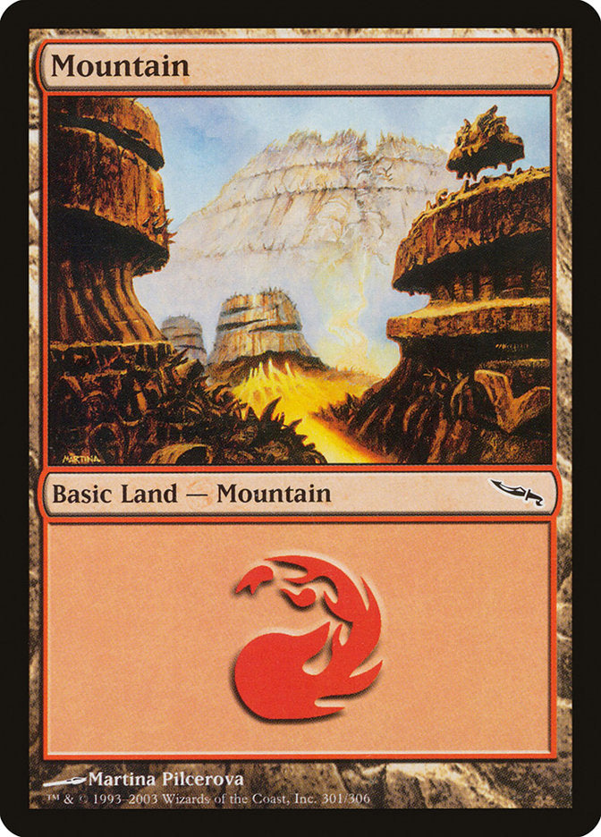 Mountain (301) [Mirrodin] | Gamers Paradise