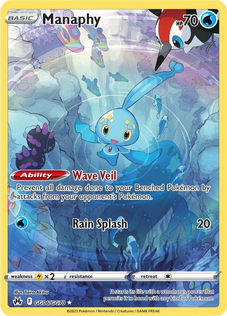 Manaphy (GG06/GG70) [Sword & Shield: Crown Zenith] | Gamers Paradise