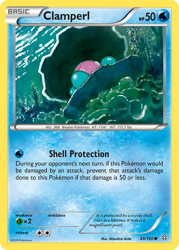 Clamperl (49/160) [XY: Primal Clash] | Gamers Paradise