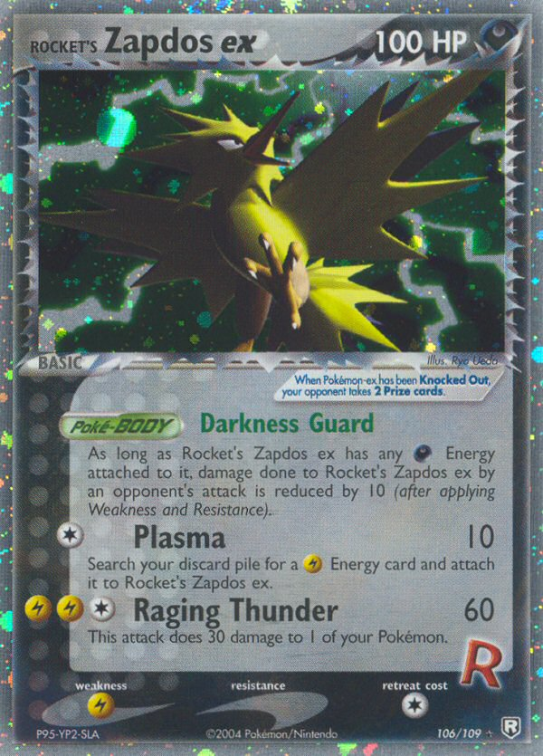 Rocket's Zapdos ex (106/109) [EX: Team Rocket Returns] | Gamers Paradise