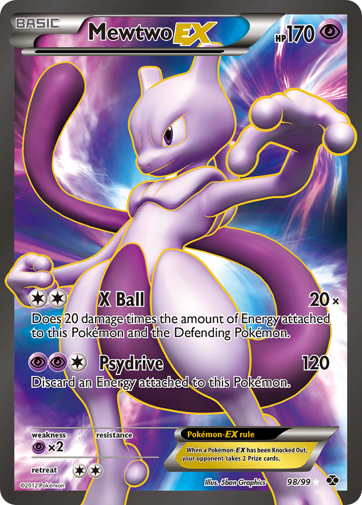 Mewtwo EX (98/99) [Black & White: Next Destinies] | Gamers Paradise