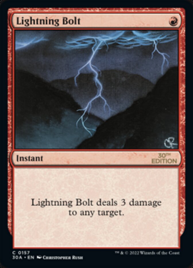 Lightning Bolt [30th Anniversary Edition] | Gamers Paradise