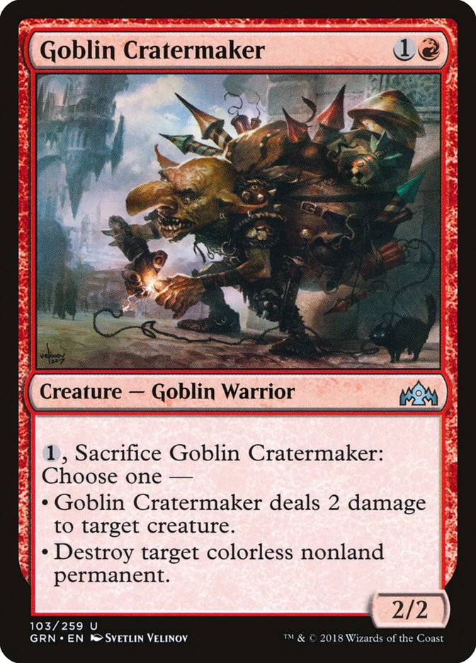 Goblin Cratermaker [Guilds of Ravnica] | Gamers Paradise