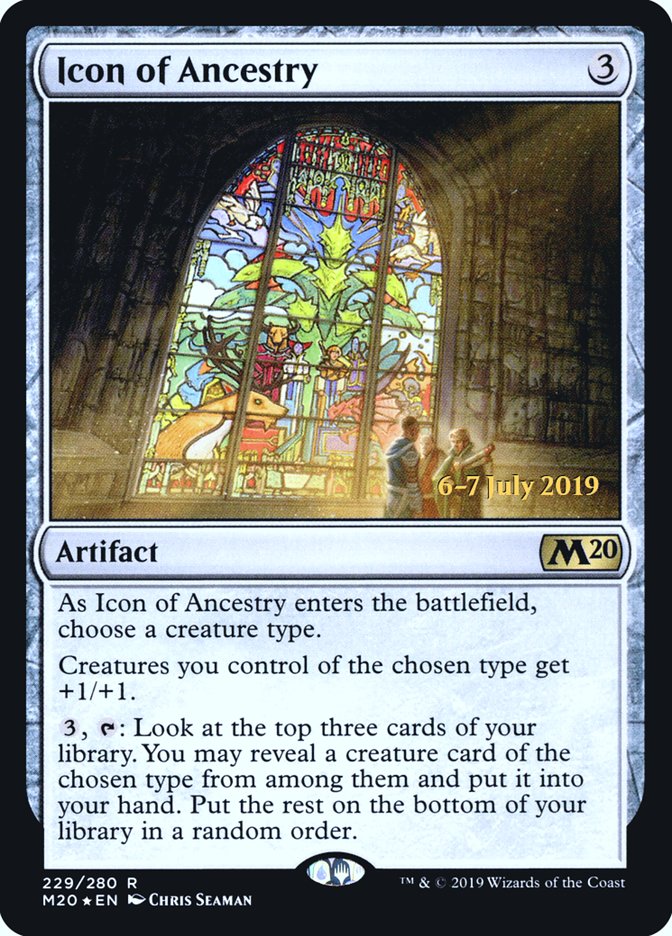 Icon of Ancestry [Core Set 2020 Prerelease Promos] | Gamers Paradise