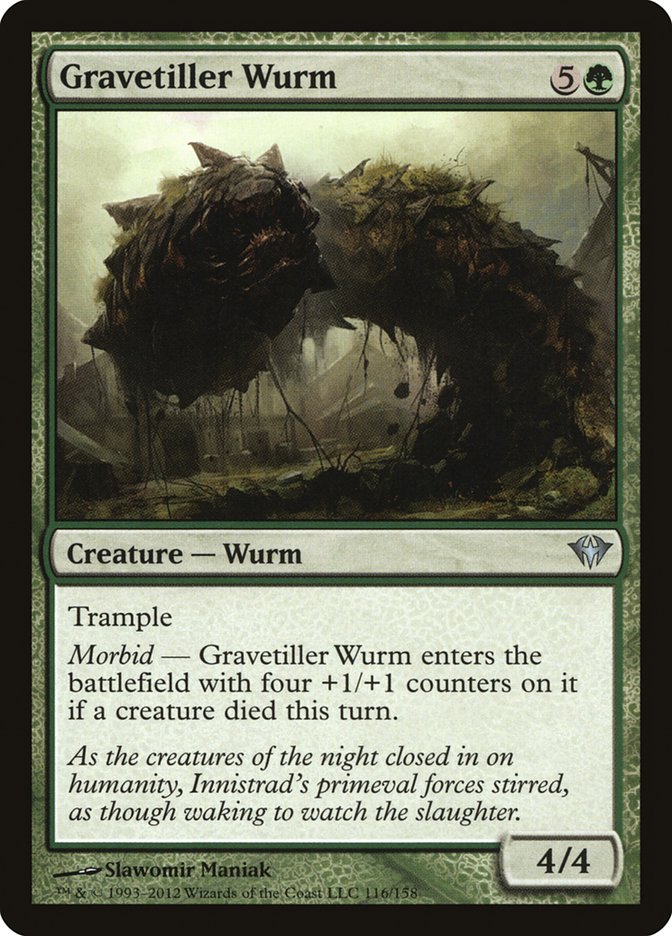 Gravetiller Wurm [Dark Ascension] | Gamers Paradise