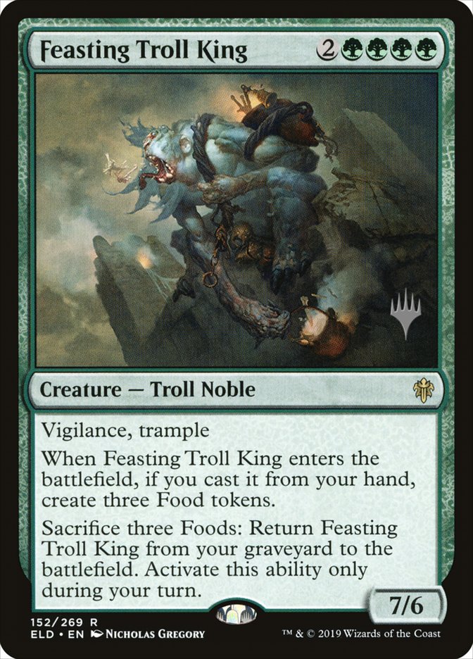 Feasting Troll King (Promo Pack) [Throne of Eldraine Promos] | Gamers Paradise