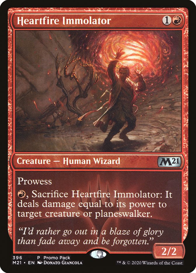 Heartfire Immolator (Promo Pack) [Core Set 2021 Promos] | Gamers Paradise