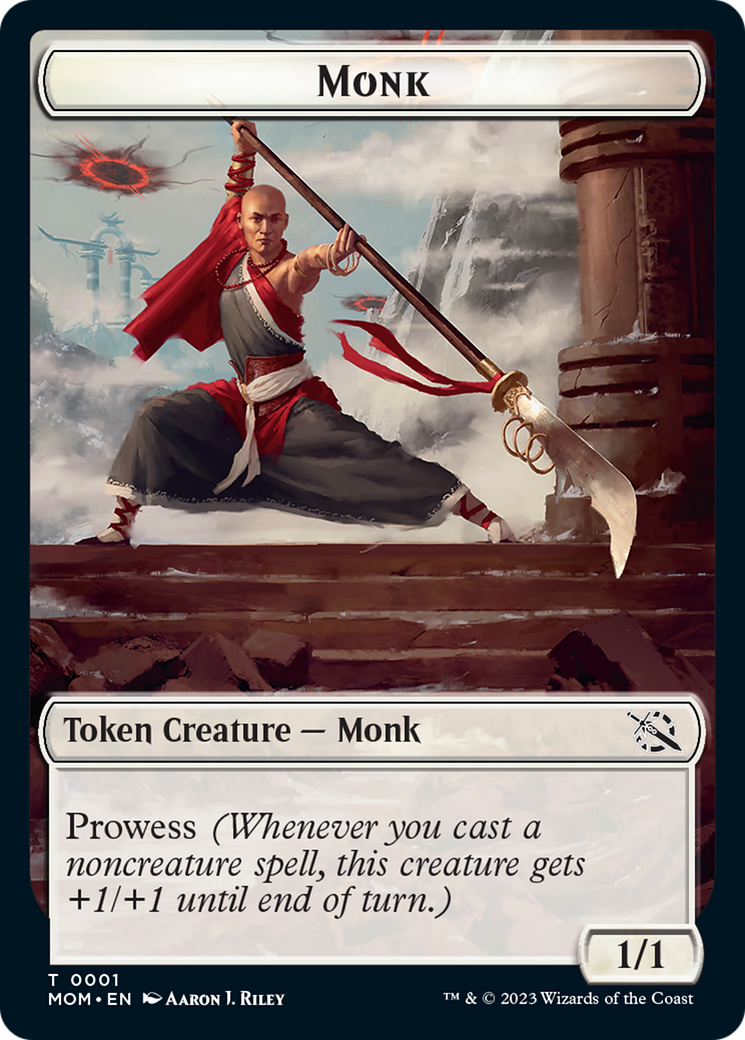 Monk Token [March of the Machine Tokens] | Gamers Paradise