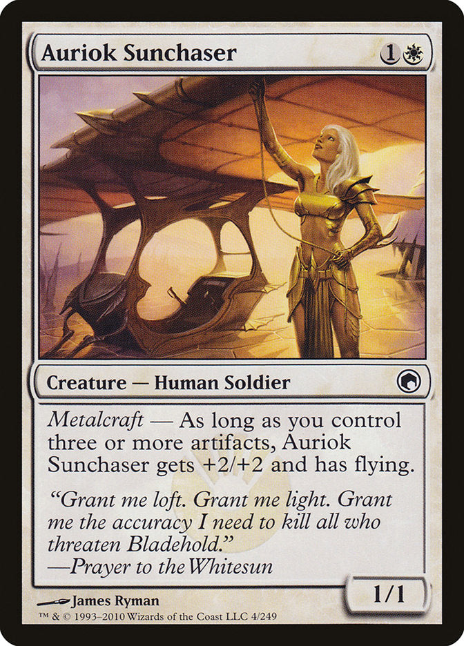 Auriok Sunchaser [Scars of Mirrodin] | Gamers Paradise