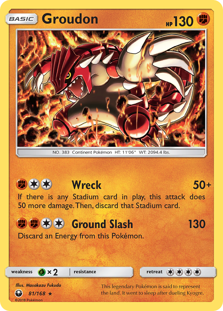 Groudon (81/168) [Sun & Moon: Celestial Storm] | Gamers Paradise