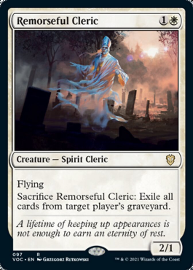 Remorseful Cleric [Innistrad: Crimson Vow Commander] | Gamers Paradise