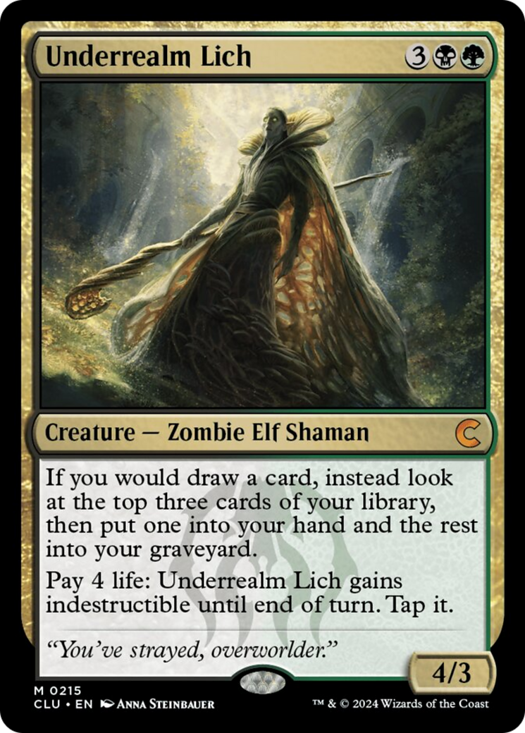 Underrealm Lich [Ravnica: Clue Edition] | Gamers Paradise