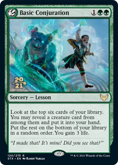 Basic Conjuration [Strixhaven: School of Mages Prerelease Promos] | Gamers Paradise