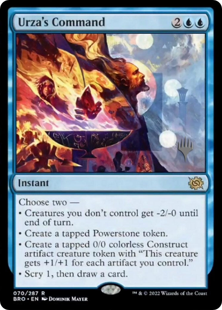 Urza's Command (Promo Pack) [The Brothers' War Promos] | Gamers Paradise