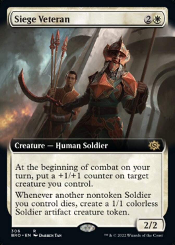 Siege Veteran (Extended Art) [The Brothers' War] | Gamers Paradise