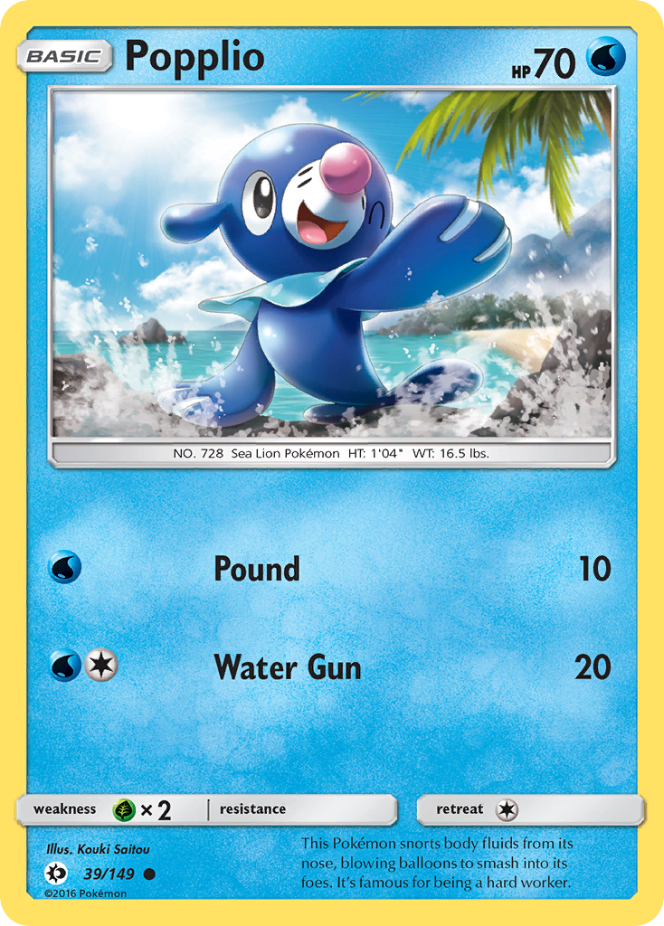 Popplio (39/149) [Sun & Moon: Base Set] | Gamers Paradise