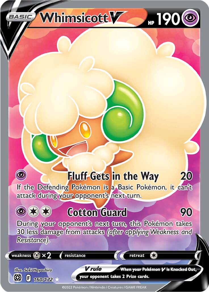 Whimsicott V (160/172) [Sword & Shield: Brilliant Stars] | Gamers Paradise