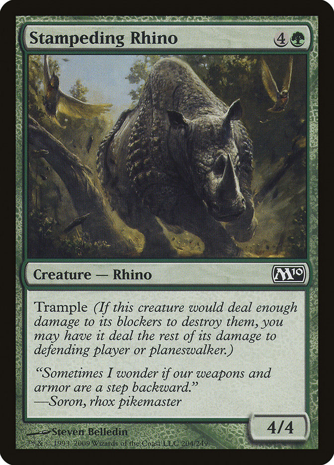 Stampeding Rhino [Magic 2010] | Gamers Paradise