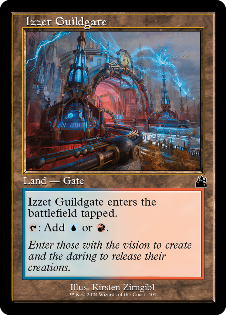 Izzet Guildgate (Retro Frame) [Ravnica Remastered] | Gamers Paradise