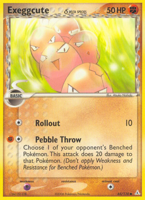 Exeggcute (65/110) (Delta Species) [EX: Holon Phantoms] | Gamers Paradise