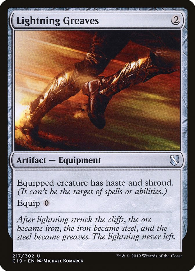 Lightning Greaves [Commander 2019] | Gamers Paradise