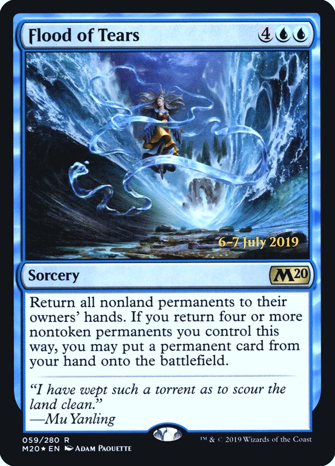 Flood of Tears [Core Set 2020 Prerelease Promos] | Gamers Paradise