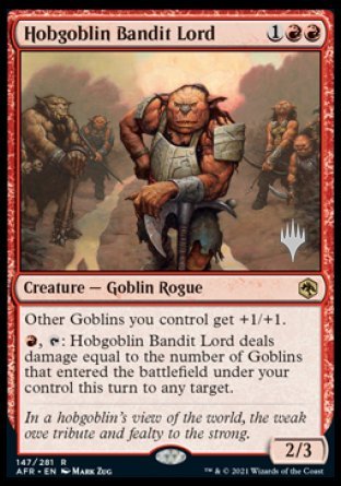 Hobgoblin Bandit Lord (Promo Pack) [Dungeons & Dragons: Adventures in the Forgotten Realms Promos] | Gamers Paradise