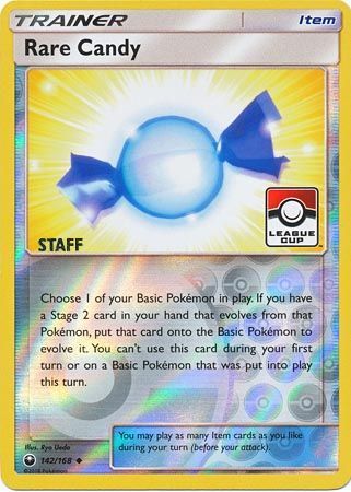 Rare Candy (142/168) (League Promo Staff) [Sun & Moon: Celestial Storm] | Gamers Paradise