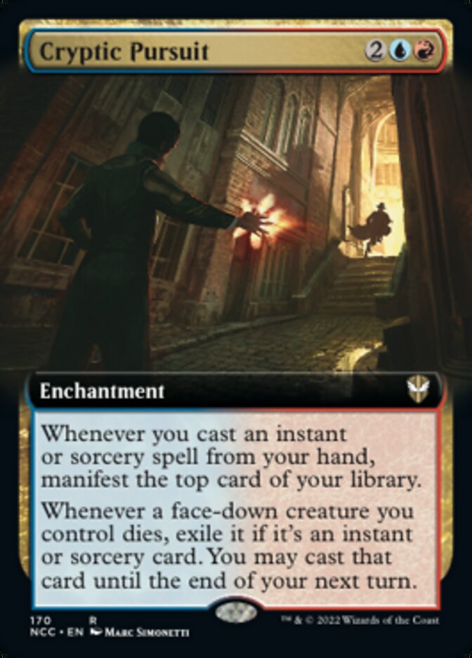 Cryptic Pursuit (Extended Art) [Streets of New Capenna Commander] | Gamers Paradise