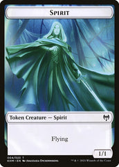 Elf Warrior // Spirit Double-Sided Token [Kaldheim Tokens] | Gamers Paradise