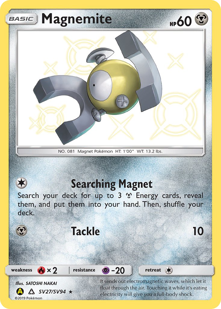 Magnemite (SV27/SV94) [Sun & Moon: Hidden Fates - Shiny Vault] | Gamers Paradise