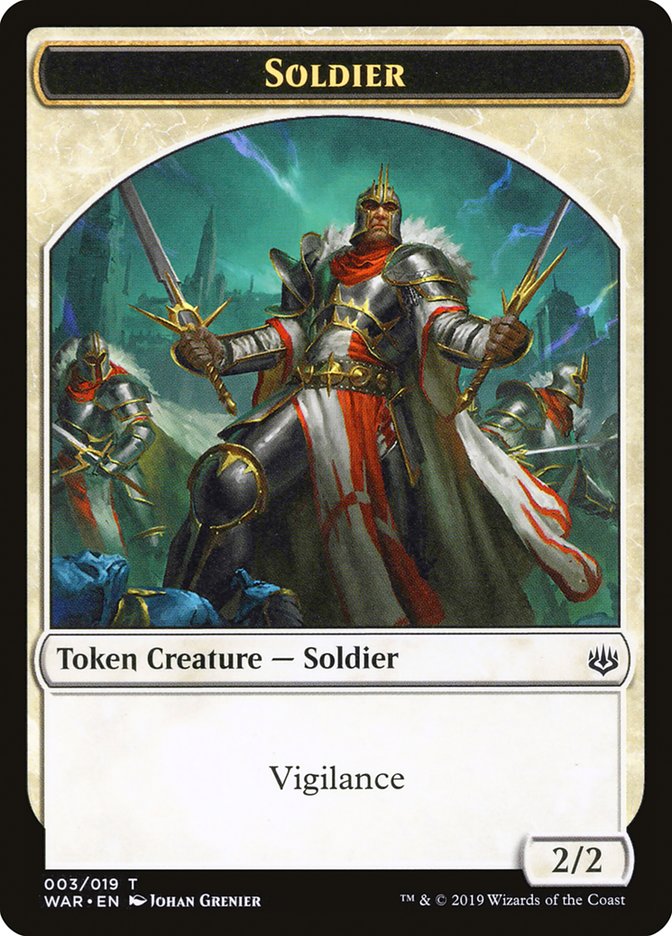 Soldier Token [War of the Spark Tokens] | Gamers Paradise