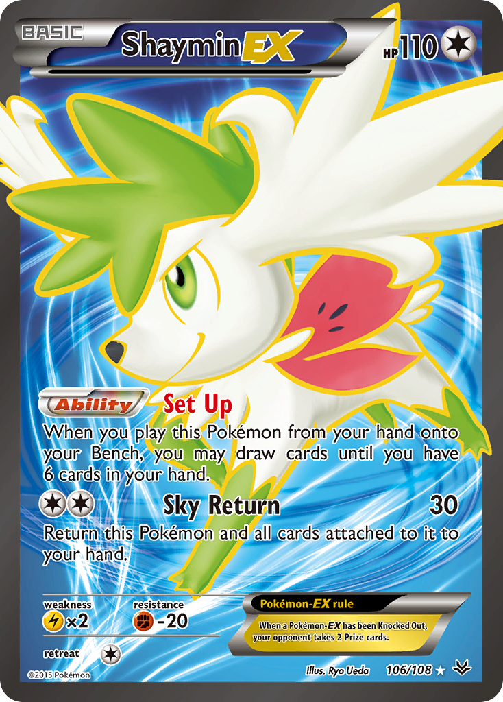 Shaymin EX (106/108) [XY: Roaring Skies] | Gamers Paradise