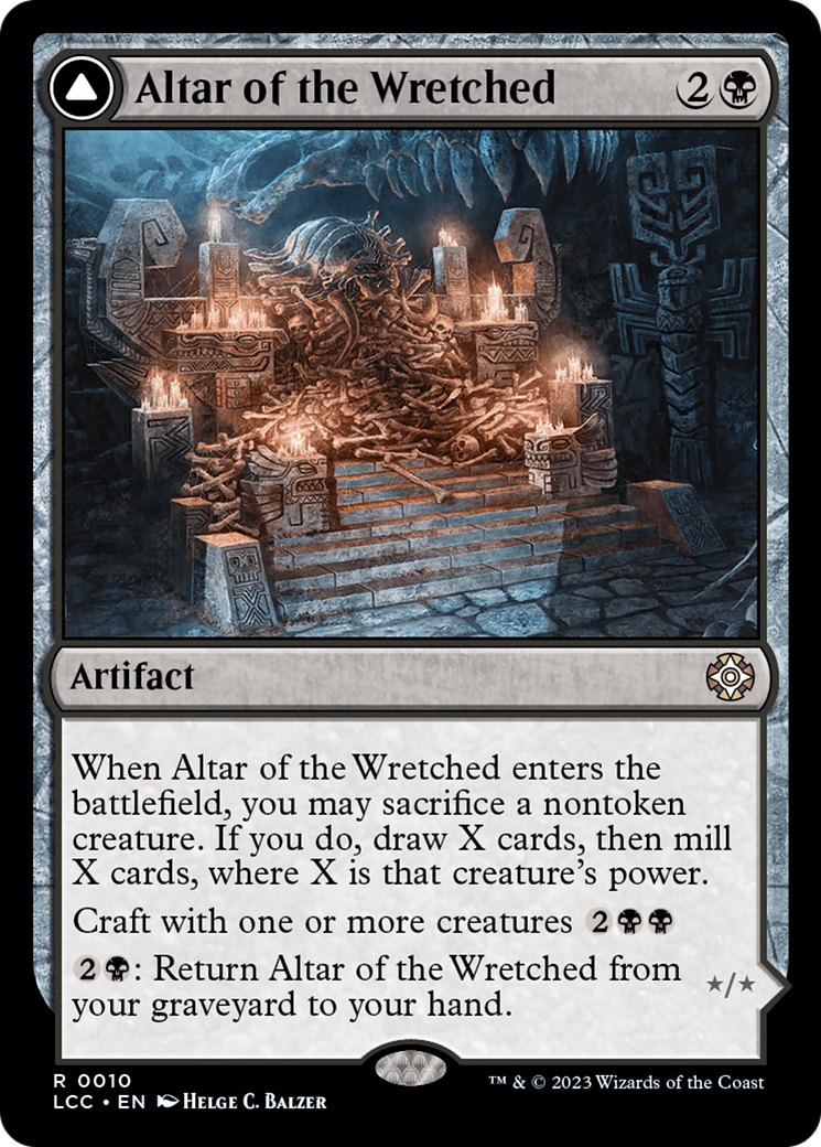 Altar of the Wretched // Wretched Bonemass [The Lost Caverns of Ixalan Commander] | Gamers Paradise