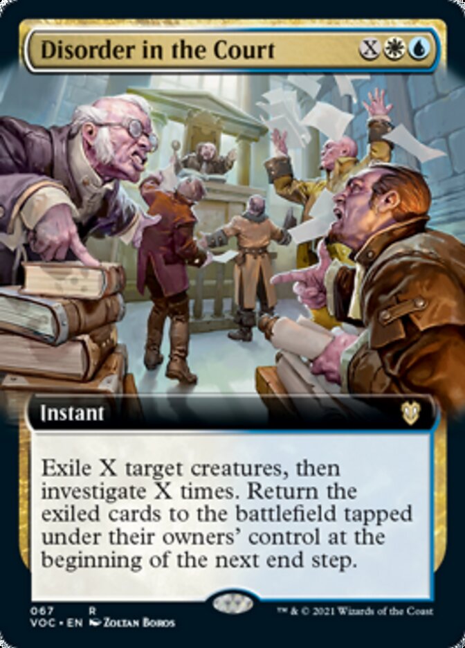 Disorder in the Court (Extended Art) [Innistrad: Crimson Vow Commander] | Gamers Paradise