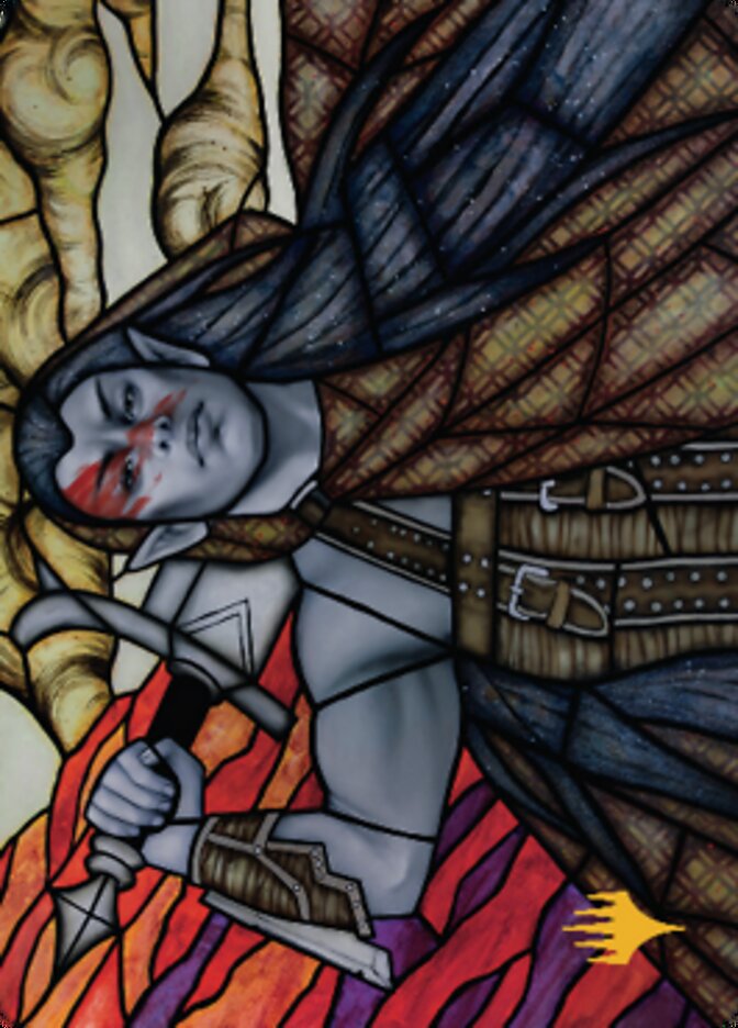 Radha, Coalition Warlord Art Card (Gold-Stamped Signature) [Dominaria United Art Series] | Gamers Paradise