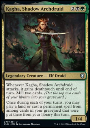 Kagha, Shadow Archdruid [Commander Legends: Battle for Baldur's Gate] | Gamers Paradise