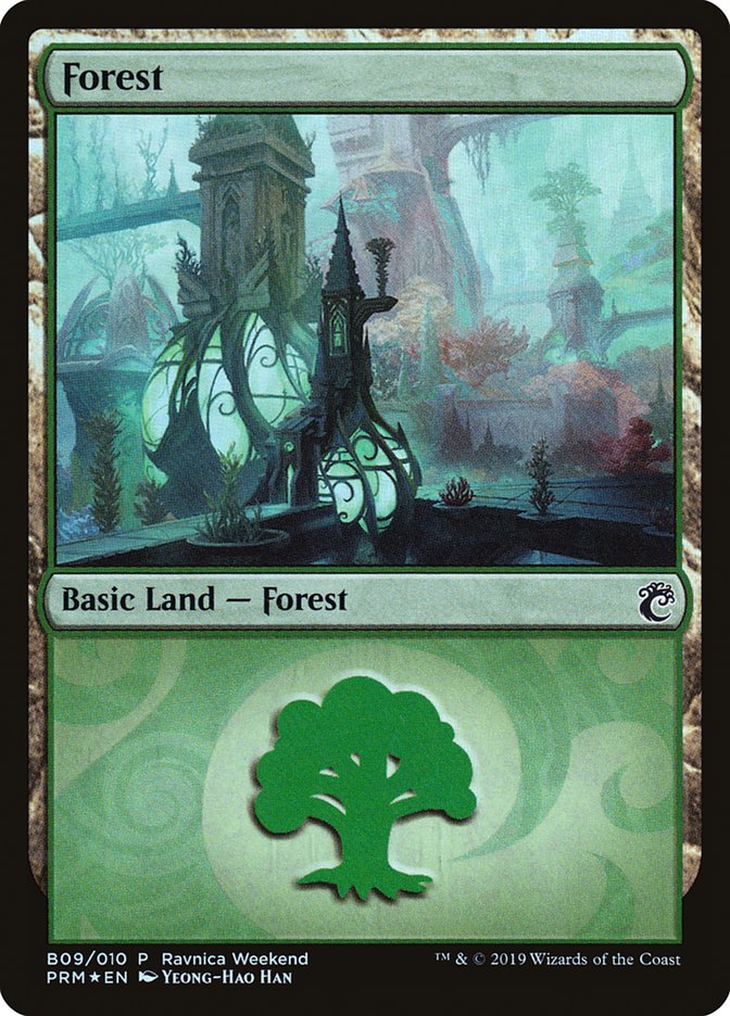 Forest (B09) [Ravnica Allegiance Guild Kit] | Gamers Paradise