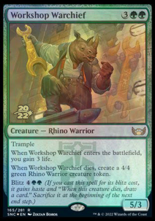 Workshop Warchief [Streets of New Capenna Prerelease Promos] | Gamers Paradise