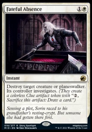 Fateful Absence (Promo Pack) [Innistrad: Midnight Hunt Promos] | Gamers Paradise