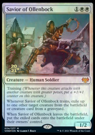 Savior of Ollenbock [Innistrad: Crimson Vow Prerelease Promos] | Gamers Paradise