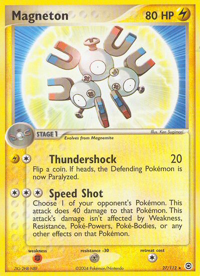 Magneton (27/112) [EX: FireRed & LeafGreen] | Gamers Paradise