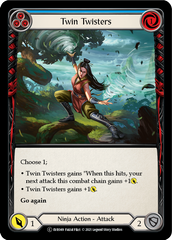 Twin Twisters (Blue) [EVR049] (Everfest)  1st Edition Rainbow Foil | Gamers Paradise
