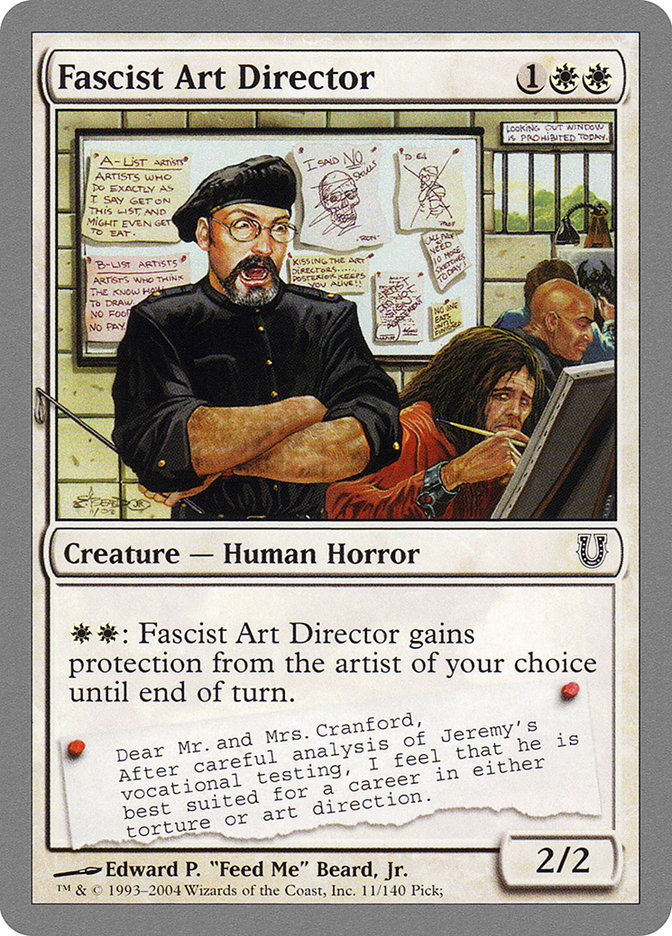 Fascist Art Director [Unhinged] | Gamers Paradise