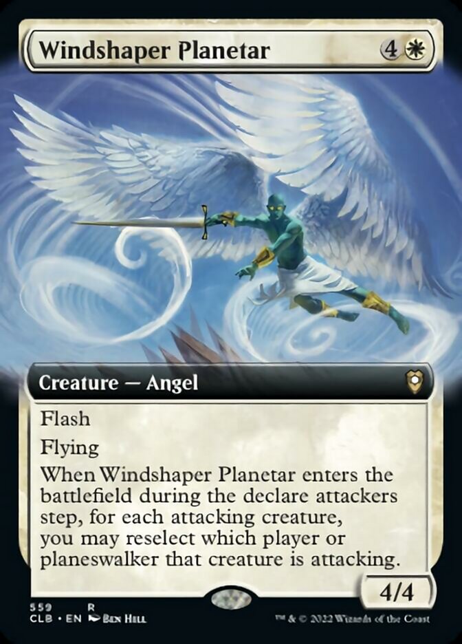 Windshaper Planetar (Extended Art) [Commander Legends: Battle for Baldur's Gate] | Gamers Paradise