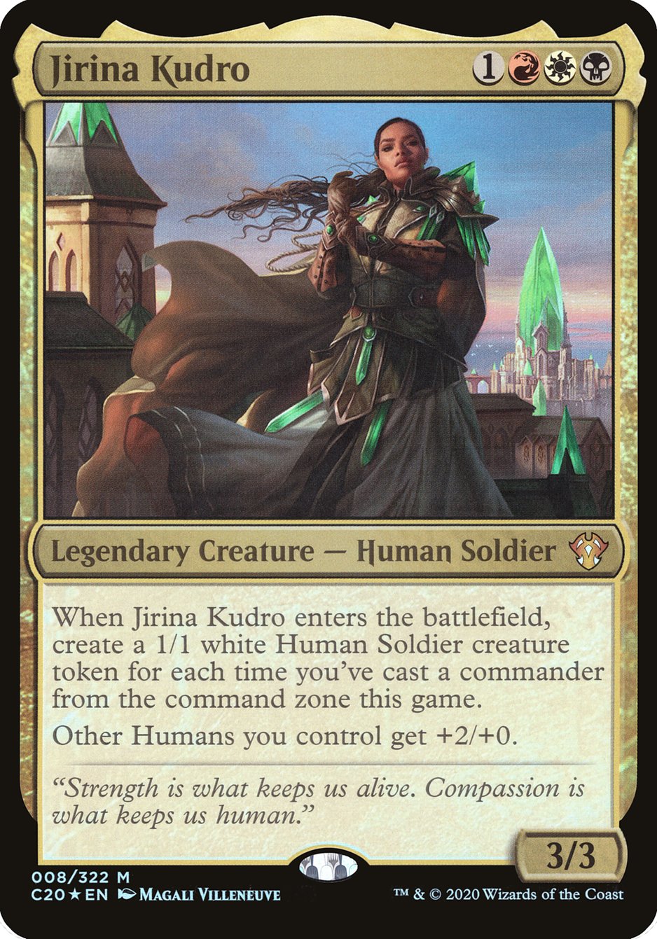 Jirina Kudro (Oversized) [Commander 2020 Oversized] | Gamers Paradise