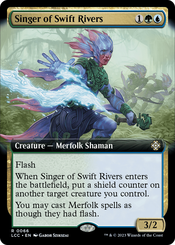 Singer of Swift Rivers (Extended Art) [The Lost Caverns of Ixalan Commander] | Gamers Paradise