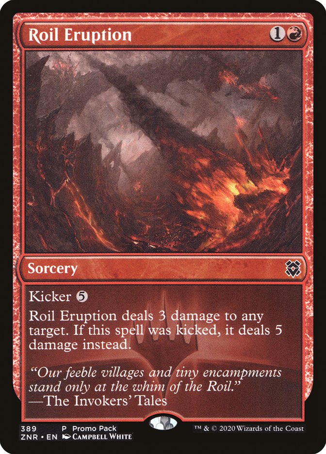 Roil Eruption (Promo Pack) [Zendikar Rising Promos] | Gamers Paradise